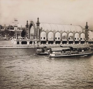 Universal Exposition of 1900 - Exposition Universelle de 1900 i Paris: Drivhusene - privat samling av Anonymous Anonymous