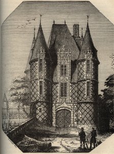 chateau de Carrouges - Fangehullet - Orne Normanise - gravering i "" PATRIE"" - PACUREQUIREQUE BESKRIVELSE AV FRANKRIKE I 6 BIND AV LUCIEN HUARD - slutten av 1800-tallet av Anonymous Anonymous