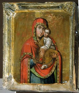 Kiev-Bratskaya-ikonet for Guds mor, 1700-tallet av Anonymous Russian icon painter