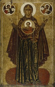 Vår Frue av den store Panagia Orante, tidlig på 1200-tallet.