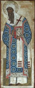 Saint Metropolitan Alexei av Moskva, 1500-tallet av Anonymous Russian icon painter