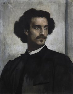 Selvportrett, 1873 av Anselm Feuerbach