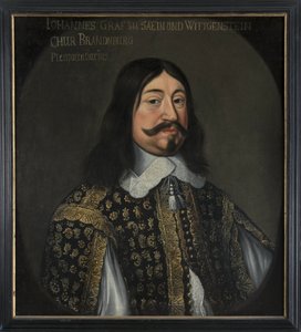 John VIII greve av Sayn Wittgenstein Hohenstein - Portrett av John VIII (1601-1657), greve av Sayn-Wittgenstein-Hohenstein, av Hulle, Anselm van, etter (1601-etter 1674). Olje på lerret. Mål: 73x64 cm. Nasjonalmuseet Stockholm