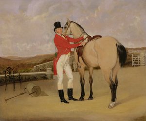 James Taylor Wray fra Bedale Hunt med sin Dun Hunter av Anson A. Martin