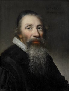 Portrett av en mann, sannsynligvis en prest av Anthonie Palamedesz (copy after)