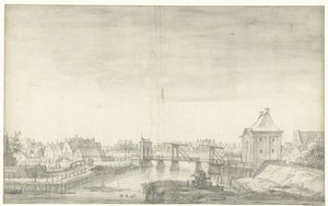 Tredje Heiligewegspoort i Amsterdam av Anthonie Waterloo