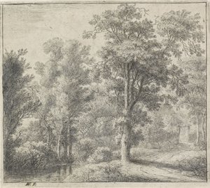 Inngang til skogen Forest Views, serie A (serietittel) av Anthonie Waterloo