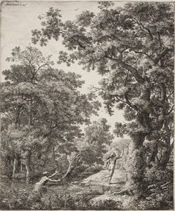 Landskap med Alpheus og Arethusa av Anthonie Waterloo