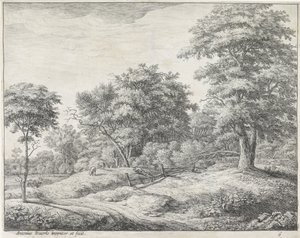 sovende gjeter Store landskap, serie B (serietittel) av Anthonie Waterloo