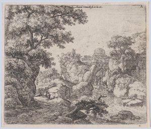 Kuppelen og fossen, 1600-tallet.
