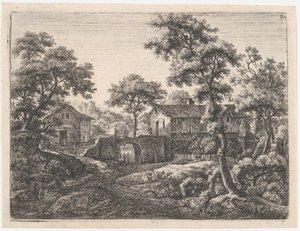 The Gateway, 1600-tallet. av Anthonie Waterloo