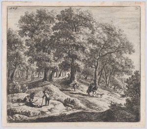 Jegerne, 1600-tallet. av Anthonie Waterloo