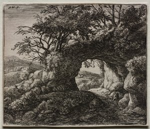 The Pierced Rock. av Anthonie Waterloo