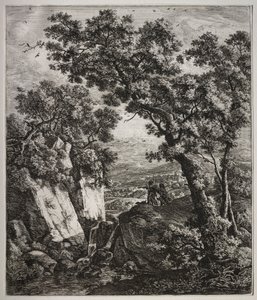 Tobias og engelen. av Anthonie Waterloo