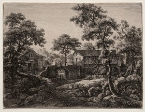 Tolv landskap (H.95-106): The Gateway av Anthonie Waterloo