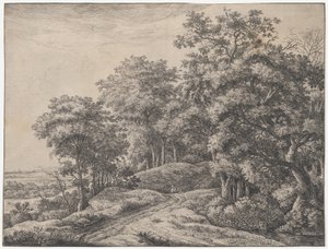 Two Men in a Hollow, 1600-tallet.