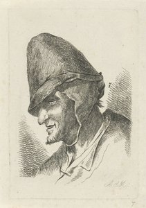 Mann med høy hatt av Anthonie Willem Hendrik Nolthenius de Man