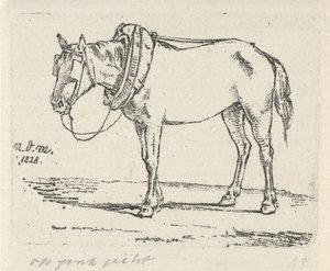 sminket hest av Anthonie Willem Hendrik Nolthenius de Man