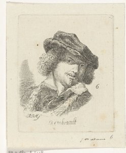 Portrett av Rembrandt av Anthonie Willem Hendrik Nolthenius de Man
