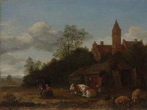 Barnyard Scene, ca. 1650-55.
