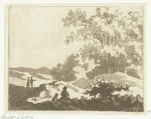 Sanddynelandskap av Anthonie van den Bos