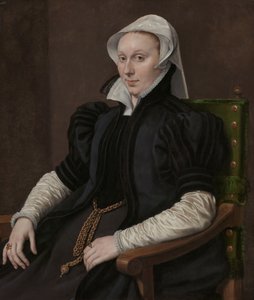Portretter av Sir Thomas Gresham og Anne Fernely Portrett av Anne Fernely. Kona til Sir Thomas Gresham