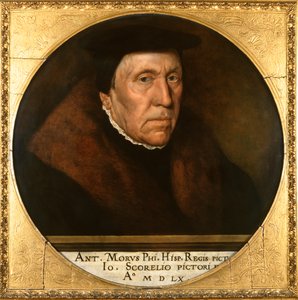 Jan van Scorel (1495-1562) 1560 (olje på panel) av Anthonis van Dashorst Mor