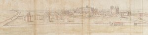 Hampton Court Palace fra nord, c1550-1560 av Anthonis van den Wyngaerde