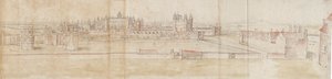 Hampton Court Palace fra nord, c1550-1560 av Anthonis van den Wyngaerde