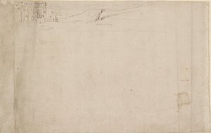 Panorama av London sett fra Southwark: Lambeth, 1554 av Anthonis van den Wyngaerde