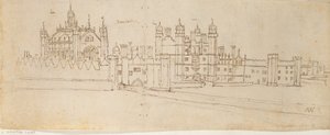 The Chapel and Gatehouse of Hampton Court Palace, c1550-1560   1189705   no       norwegian Successfully Translated  Original: Conservatory Fountain, c. 1938. Translat: Conservatory Fountain, c. 1938. 1164844 no norwegian Successfully Translated Original:  av Anthonis van den Wyngaerde