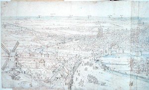 Utrecht av Anthonis van den Wyngaerde