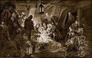 The Death of Nelson, 1805, illustrasjon fra 