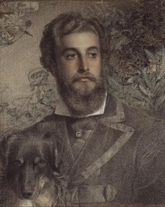 Portrett av Cyril Flower av Anthony Frederick Augustus Sandys