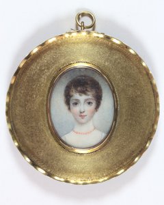 Georgiana Augusta Frederica Seymour (emalje) av Anthony Stewart