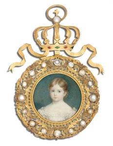 Dronning Victoria som barn, 1825 av Anthony Stewart