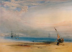Scarborough fra over bukten, 1850, 1935