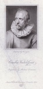 Cornelis van der Geest , flamsk krydderhandler og kunstsamler (gravering)