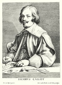 Jacques Callot , fransk tegner og trykkeri (gravering)