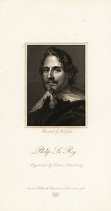 Portrett av baron Philippe Le Roy, flamsk diplomat av Anthony van (after) Dyck