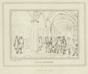 Klostrene til Royal Exchange i City of London av Anthony van Assen