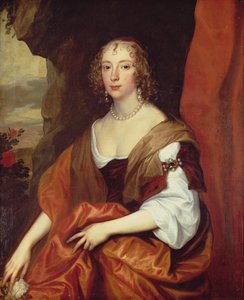Anne Carr, grevinne av Bedford, 22 år gammel, av Anthony van Dyck