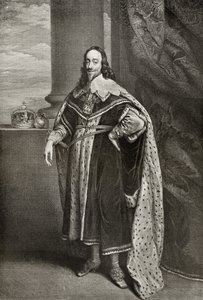 Charles I, gravert av Sir Robert Stange, fra 