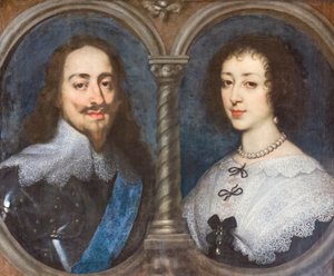 Charles I av England og Henrietta av Frankrike (maleri) av Anthony van Dyck