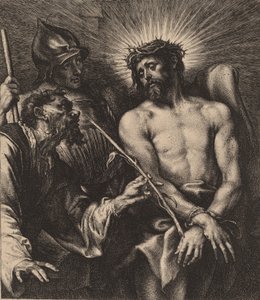 Kristus kronet med torner, sannsynligvis 1630. av Anthony van Dyck