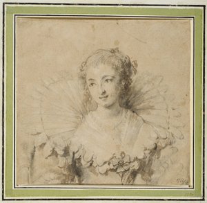Portrett av en dame av Anthony van Dyck