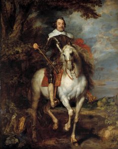Rytterportrett av Don Francisco de Moncada (1586-1635), grev Dossuna, ambassadør for kong Filip IV av Spania i Brussel Maleri av Anton (Antoon eller Anthony) van Dyck (1599-1641) 1600-tallet Søn. 3,05x2,42 m - Ridesportrett av Don Francisco de av Anthony van Dyck