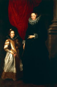 Geronima Brignole Salg med datteren av Anthony van Dyck