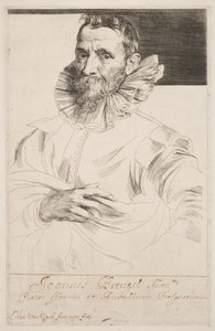 Jan Brueghel, ca. 1632 (radering) av Anthony van Dyck