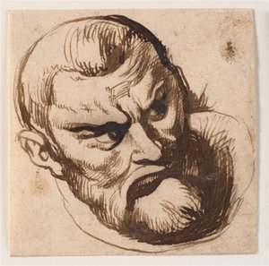Mandehoved av Anthony van Dyck